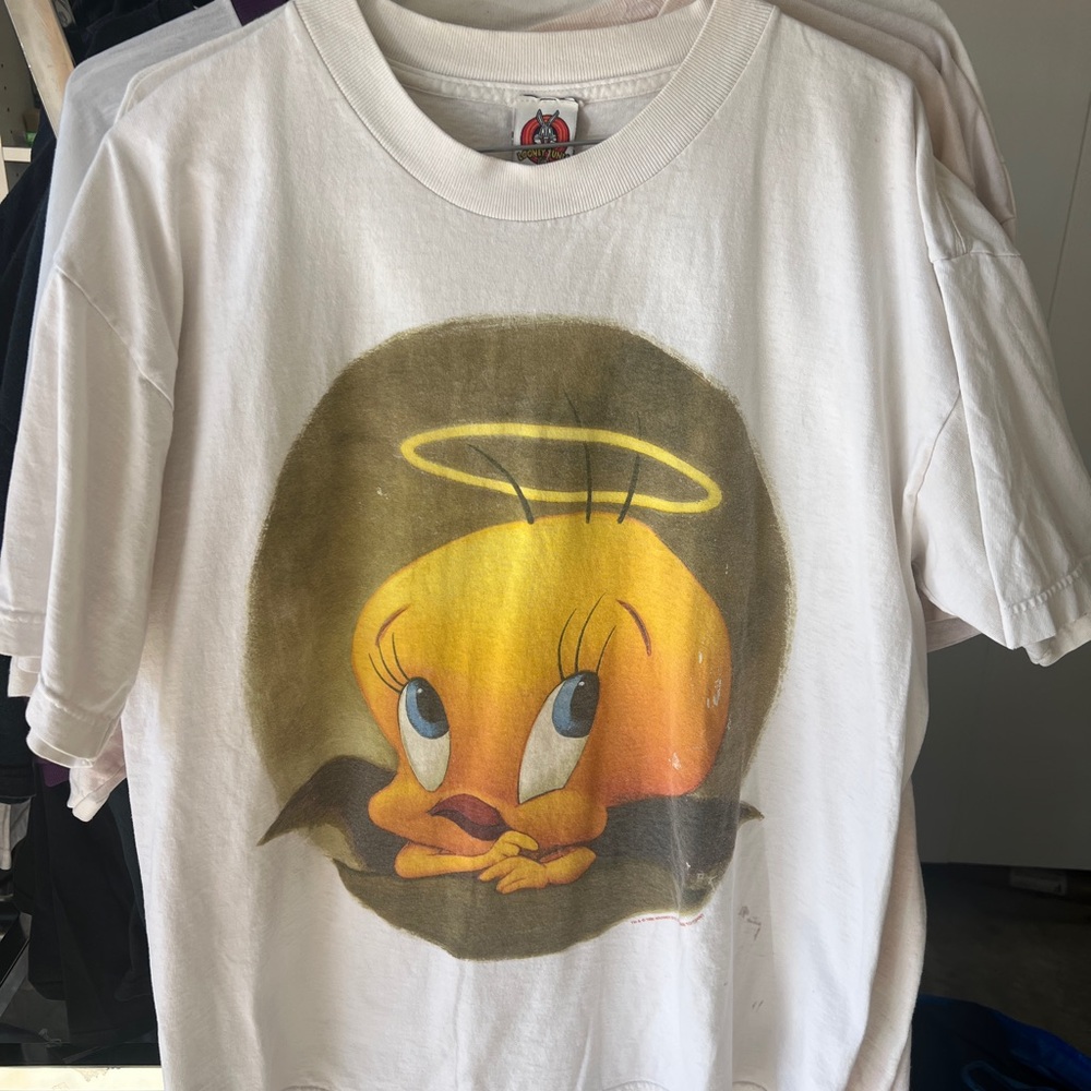 Warner Bros. Tweety Halo White Tee